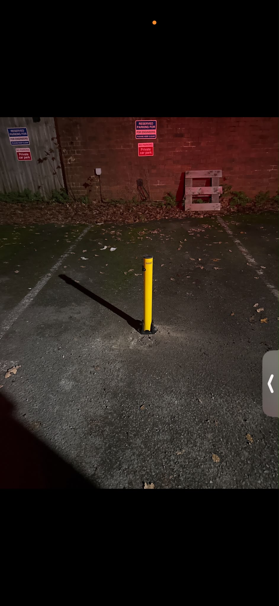 KYP Fold down bollard